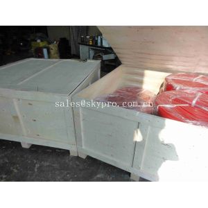 Red Durability Natural Industrial Skirting Rubber Conveyor Polyurethane Skirting