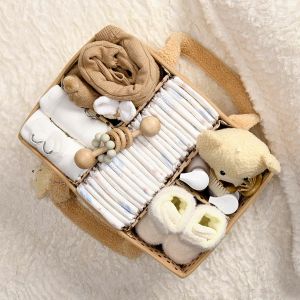 Plush Sherpa Exterior Cozy and Functional Baby Changing Basket Perfect for