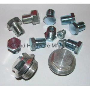 male BSP thread 3/4 inch aluminum drain plugs for Gearboxes with O-ring