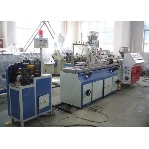 Single Screw PVC Profile Extrusion Line , SJ65 / 25 PVC Edge Banding Extrusion