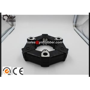 Black Hydraulic Pump Excavator Coupling , 16AS / 16A Rubber Shaft Coupling