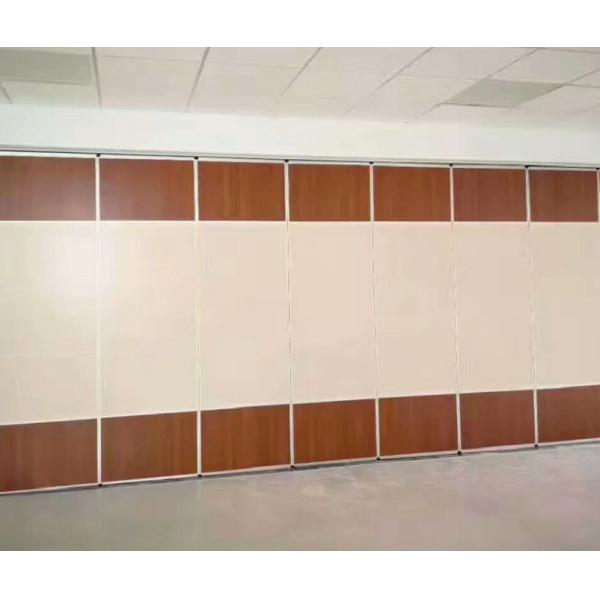 Hotel Restaurant Sliding Acoustic Partition Wall / Hanging Soundproof Room