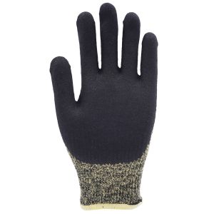 Fireproof A4 Anti Cut Industrial Work Gloves Heat Resistant Aramid Neoprene Work