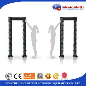 Folding Walk Through Metal Detector, Touch screen digital portable walk through