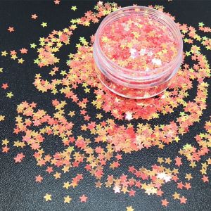 3mm Star Glitter Shape OEM for Wedding Event Concert in Stock