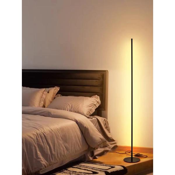 Hot Wholesale Colorful Remote Control Corner Led Floor Lamp For Home Bedroom