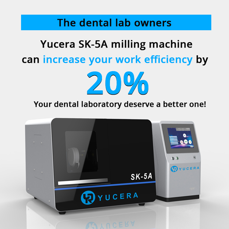 Yucera Sk5a 5 Axis Zirconia Cad Cam Dental Milling Machine for Dental Lab and