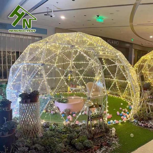 Buy Garden Geodesic Bubble Dome Tent Waterproof PVC Fabric Cover at wholesale prices