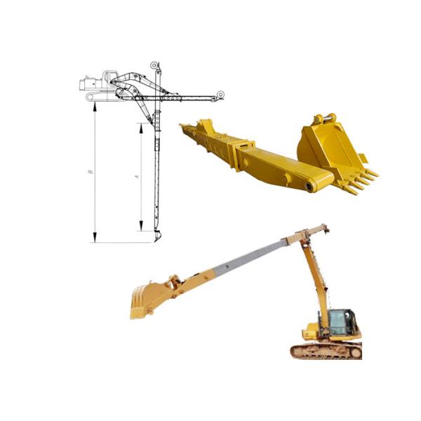 Construction Machine 16m 15m Telescopic Arm , Excavator Long Arm Two Section