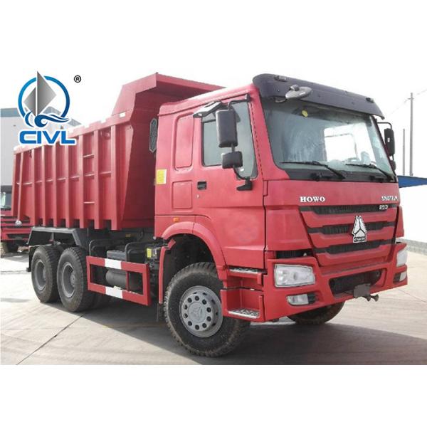 Q345 Material Heavy Duty Dump Truck 10 Wheels 371HP LHD 10 - 25 CBM 30 - 40 Tons For Mining Industry