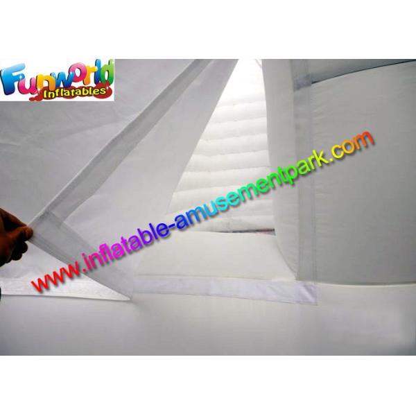 White Lightweight Commercial Air Inflatable Tent / Advertising Event Marquee