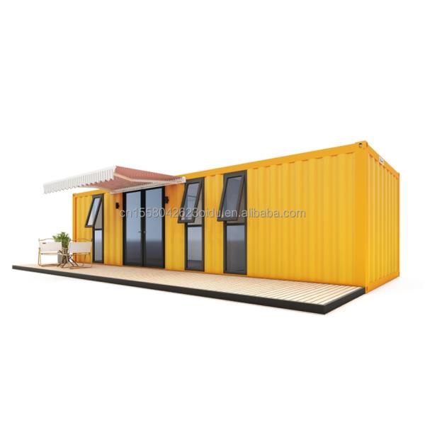 Galvanized Steel Square Tubes Main Structure Outdoor Modern Steel Modular Expandable 20ft/40ft Portable Container House