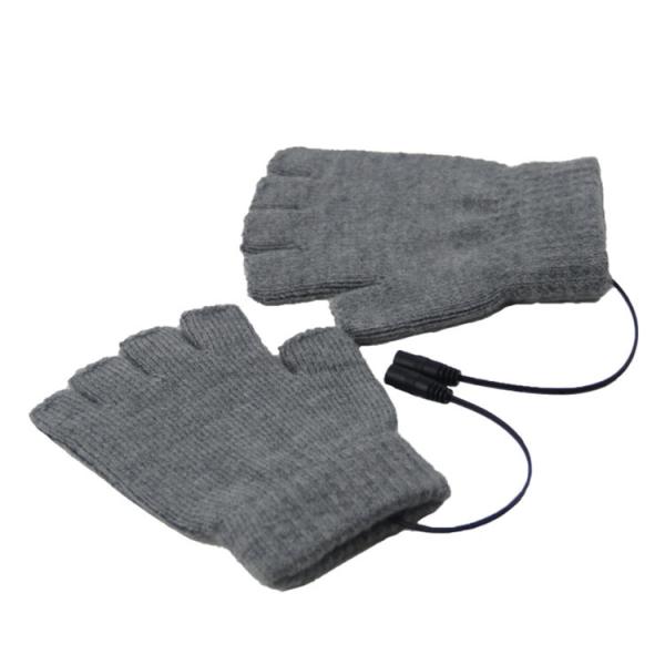 Detachable 5W Electric Heated Gloves USB Rechargeable Hand Warmer