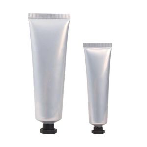 China Aluminium Cosmetic Packaging Tube 50ml 200ml Golden Laminated on sale
