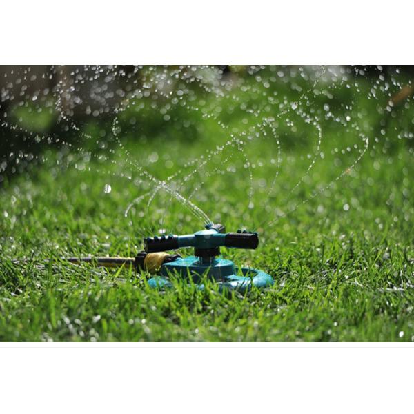 Automatic Watering Grass Lawn 3 Arms Nozzles Garden Sprinkler with Female Connection