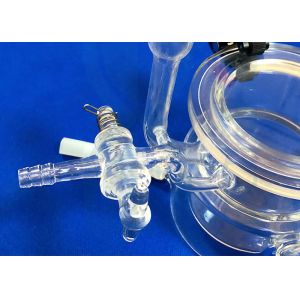 2.2g/Cm3 Frosted Glass Ball Head Quartz Reactor