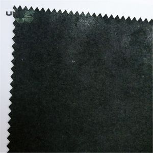 Recycled Cotton Embroidery Backing Nonwoven Interlining Fabric Black Tear Away