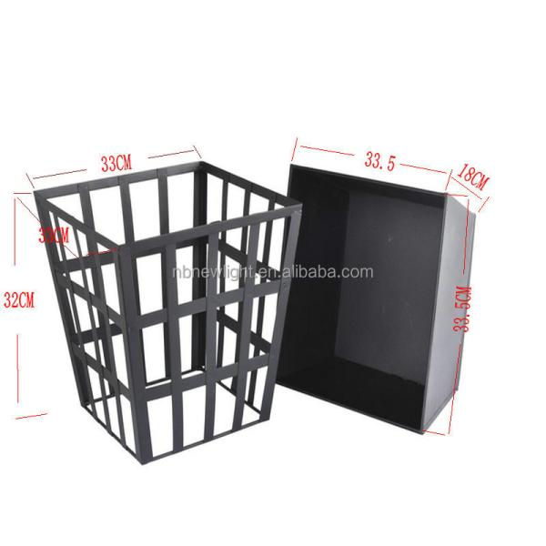 Modern Fire Pit Wood Furnace Fireplace for Bonfires and BBQs in Black Outdoor Setting