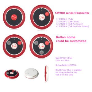 Widely use restaurant ordering system ZJ 41E watch pager