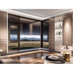 OEM Contemporary Aluminium Casement Windows Framework Customized