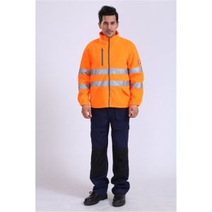 OEM Windproof Hi Vis Lightweight Work Jacket , 360gsm Mens Outdoor Work Jackets