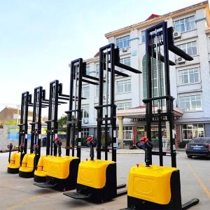 Electric 1 Ton 2t 3.5m Walking Forklift Stacker Full Electric Pallet Stacker