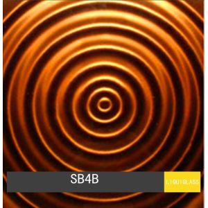 Printed EVA Laminated Glass 11.5mm Liquid Stereoscopic Effect Pattern