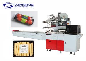 Quality Fresh Frozen Salad Fruit Food Vegetable Packing Machine Horizontal With Tray for sale