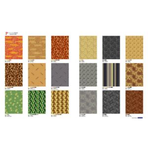 Nylon Printed Modern Home Carpet / Wall To Wall Patterned Carpet