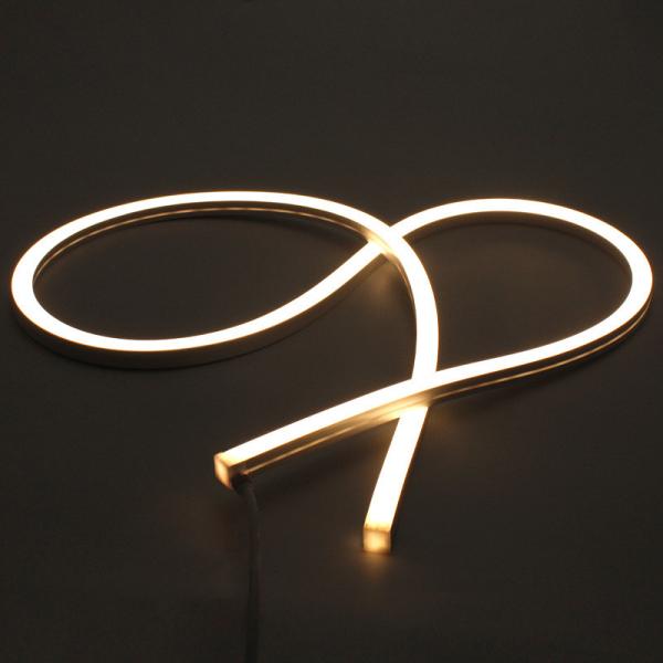 16*16mm Side Emitting IP67 Waterproof Silicone Neon Strip Light 24V LED Neon