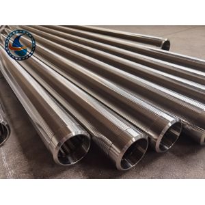 Continuous Slot Wedge Wire Screen Cylinders For Oil Well