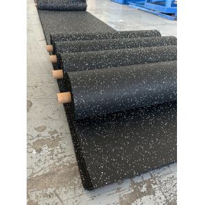 3mm-20mm Black Only Recycled Rubber Flooring Rolls for Home and Commercial Gym