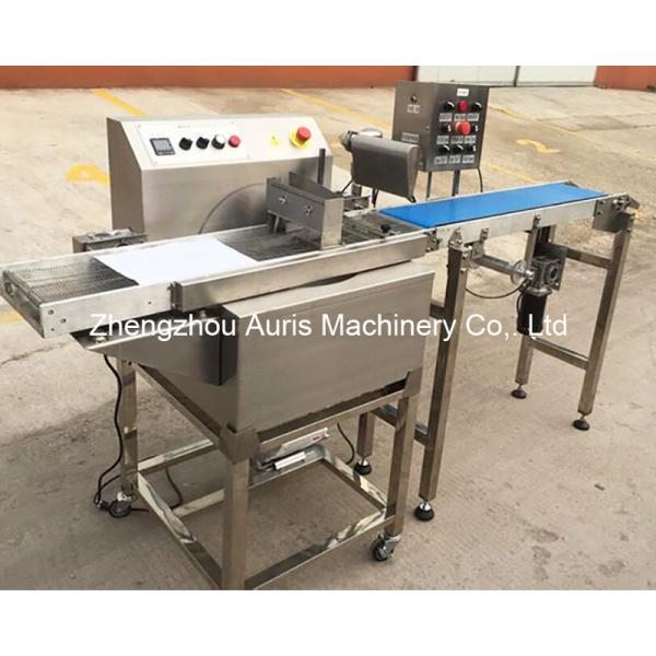 Multi Functional Cake Chocolate Enrober Machine Glazing Chocolate Dipping Machine