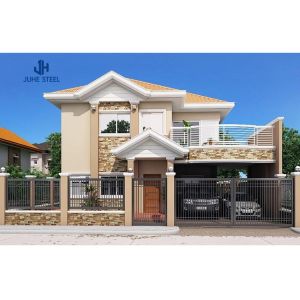 Customized Prefabricated Steel Structure Two Story Hotel Building Construction