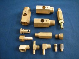 Brass C36000 / C37700 / C38500 30000rpm Auto CNC Lathe Parts for Medical Devices