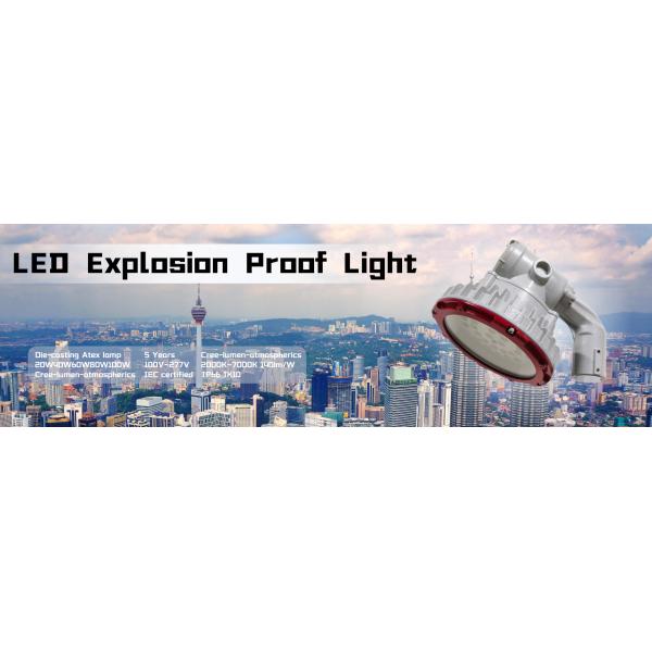 30W-200W Atex LED Explosion Proof Light With EX IP66 For Oil Chemical And Marine Gas Industry