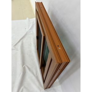 China Quiet Comfort & Classic Style Custom Wood-Grain Sliding Windows on sale