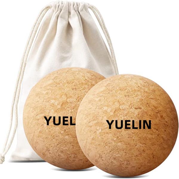 50mm Portable Roller Cork Ball Massage For Yoga Exercise