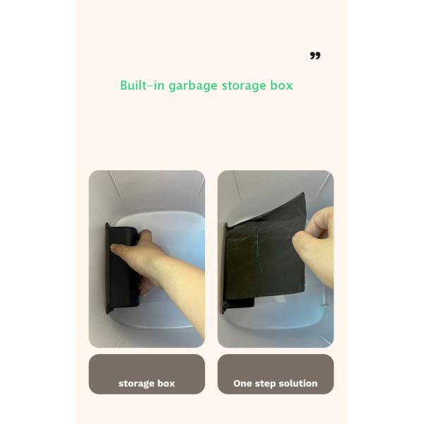 14L Slim Smart Sensor Trash Can Electric Automatic Plastic Garbage Bin Office Kitchen Home Rubbish Dustbin