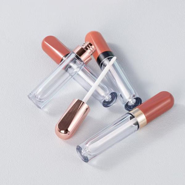 DIY 4g Empty Round Mouth Lipstick Tube With Rubber Seal Screw Closure Plastic