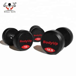 Cross Fit Training Fitness Equipment Dumbbells Solid Rubber Material