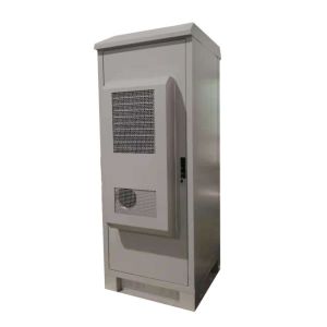 Wind Proof Telecommunication Cabinet , 19 Inch IP55 Rack Cabinet