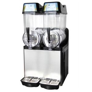 China Carbonated  2 Tanks Slush Puppy Maker , Slush Puppie Milkshake Machine on sale