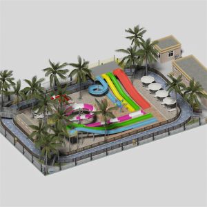Quality 1500 Square Meter Indoor Water Park with 400-500 People Capacity and Irregular Shape Design for All Ages for sale