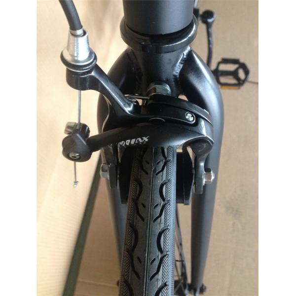 Custom Matt Black Fixie Bike Frame for Adults 700C Single Speed Urban Fitness Cruiser