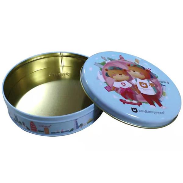 Buy Waterproof Food Grade round cookie tins  Biscuit Tin Box Packaging at wholesale prices