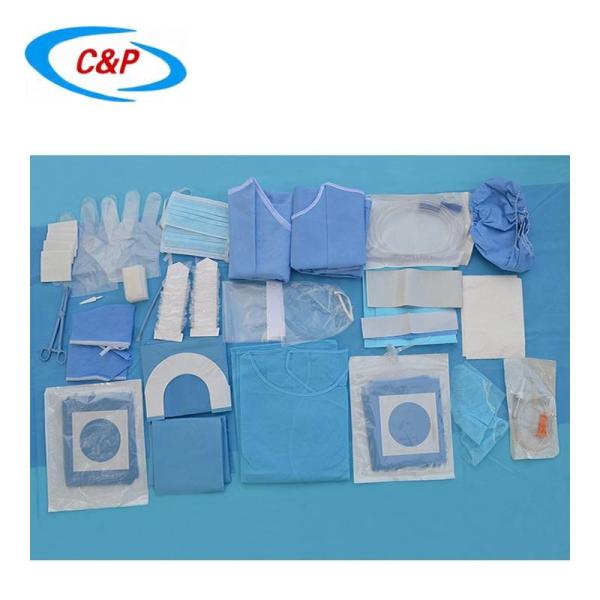 OEM/ODM Disposable Blue SMS Dental Implant Surgical Kit for Fluid Resistance