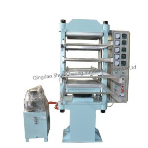 Rubber Floor Tile Vulcanizing / Vulcanizer / Curing / Compression Moulding Press