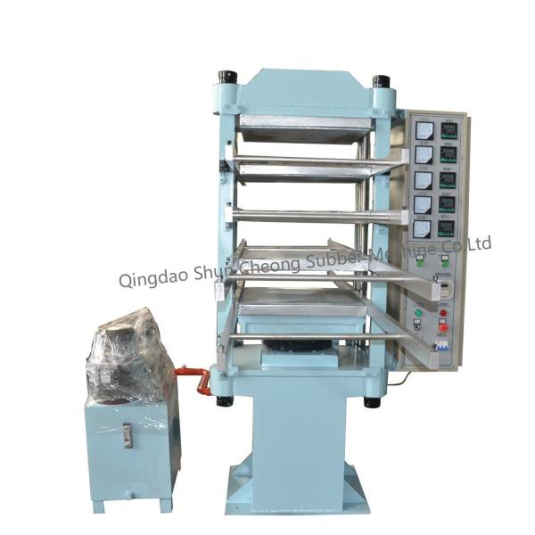 Rubber Floor Tile Vulcanizing / Vulcanizer / Curing / Compression Moulding Press