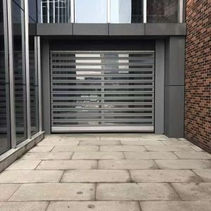 Aluminum Transparent High Speed Spiral Door Safety Efficiency